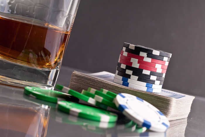 Alcohol and gambling issues addiction