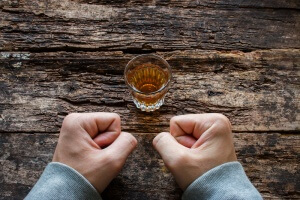 Man Shows Willpower Not To Drink Alcohol