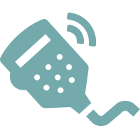 Graphic of a CB radio used for communicating with other drivers.