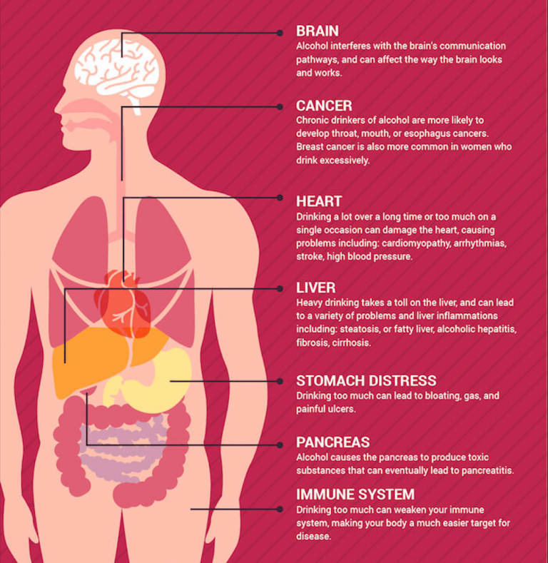 Risks, Dangers, and Effects of Alcohol on the Body'