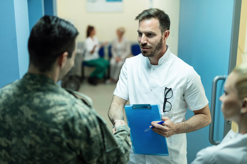 Veteran seeing healthcare provider through the new MISSION Act Community Care Program